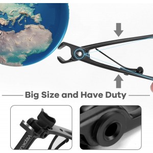 Toenail Clippers for Seniors & Thick Nails - Heavy Duty Stainless Steel Nail Clippers for Thick Toenails - Toenail Clippers with Wide Jaw - Men, Women, Elderly Manicure Set