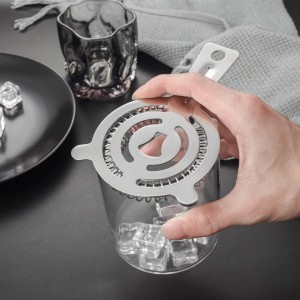 Cocktail Strainer Bar Tools - 4PCS Bar Strainer with High Density Spring, Stainless Steel Bartender Accessories for Filtering Cocktail Drink, Professional Bartending Tools with Filter for Home