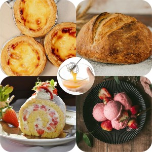 2 Pack Semi Automatic Whisk, Stainless Steel Mini Hand Push Whisks for Cooking, Easy to Use Hand Mixer Egg Beater Wisking Tool for Cooking, Whisking, Beating, Stirring