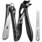 Nail Clippers for Seniors, Heavy Duty Stainless Steel Nail Clipper for Ingrown Toenails, Wide Opening Sharp Blade for Men, Women, Travel & Home Use