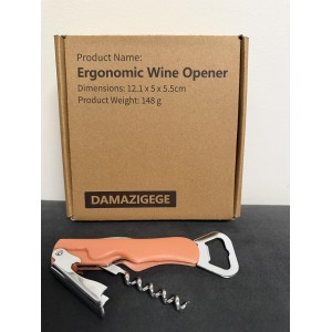DAMAZIGEGE Ergonomic Wine Opener, Zinc A...