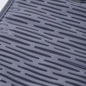 2 Pack Pot Holders for Kitchen, 7 x 9 Inch Cotton and Non-Slip Silicone Potholders Heat Resistant, Oven Cooking Hot Pads Pan Holder (Gray)