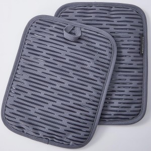 2 Pack Pot Holders for Kitchen, 7 x 9 In...