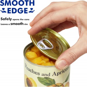 Automatic Electric Can Opener - Hands-Free Operation, Smooth Edge Cutting, Battery Powered for Effortless Opening