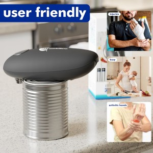 Automatic Electric Can Opener - Hands-Free Operation, Smooth Edge Cutting, Battery Powered for Effortless Opening