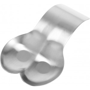 Garneck Double Spoon Rest: Stainless Ste...