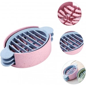 ABOOFAN 1set Material Egg Slicer Easy to Clean Operate for Cheese Ham Boiled Eggs Multi-function Food Cutting Gadget
