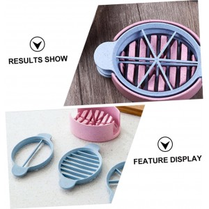 ABOOFAN 1set Material Egg Slicer Easy to Clean Operate for Cheese Ham Boiled Eggs Multi-function Food Cutting Gadget