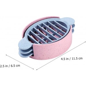 ABOOFAN 1set Material Egg Slicer Easy to Clean Operate for Cheese Ham Boiled Eggs Multi-function Food Cutting Gadget