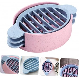 ABOOFAN 1set Material Egg Slicer Easy to Clean Operate for Cheese Ham Boiled Eggs Multi-function Food Cutting Gadget