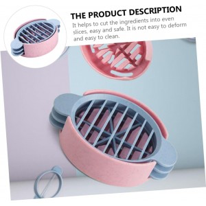 ABOOFAN 1set Material Egg Slicer Easy to Clean Operate for Cheese Ham Boiled Eggs Multi-function Food Cutting Gadget