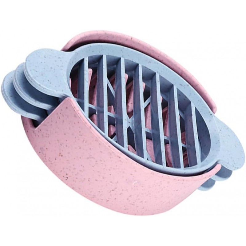 ABOOFAN 1set Material Egg Slicer Easy to Clean Operate for Cheese Ham Boiled Eggs Multi-function Food Cutting Gadget