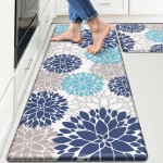 StepLively Kitchen Mats for Floor, Anti Fatigue Mats for Kitchen Floor, Kitchen Decor and Accessories Non Slip Washable Mats Set of 2 for Sink, Office, Laundry, 17.3