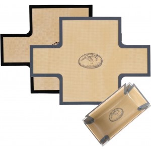 2 Pcs Thickened Silicone Bread loaf pan ...