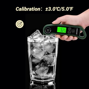 INKBIRD 0.5 Seconds Instant Read Meat Thermometer for Cooking RHT-11K, ±0.5℉ Accuracy Digital Food Thermometer with 1.42inch Large Screen, Waterproof Kitchen Thermometer for Candy, Grill, BBQ, Brewing