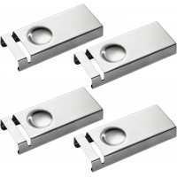 YellRin Knife Spoon Rests Stainless Steel Spoon Fork Knife Rest Rack Flatware Holder Set of 4 for Dining Table Hotel Restaurant