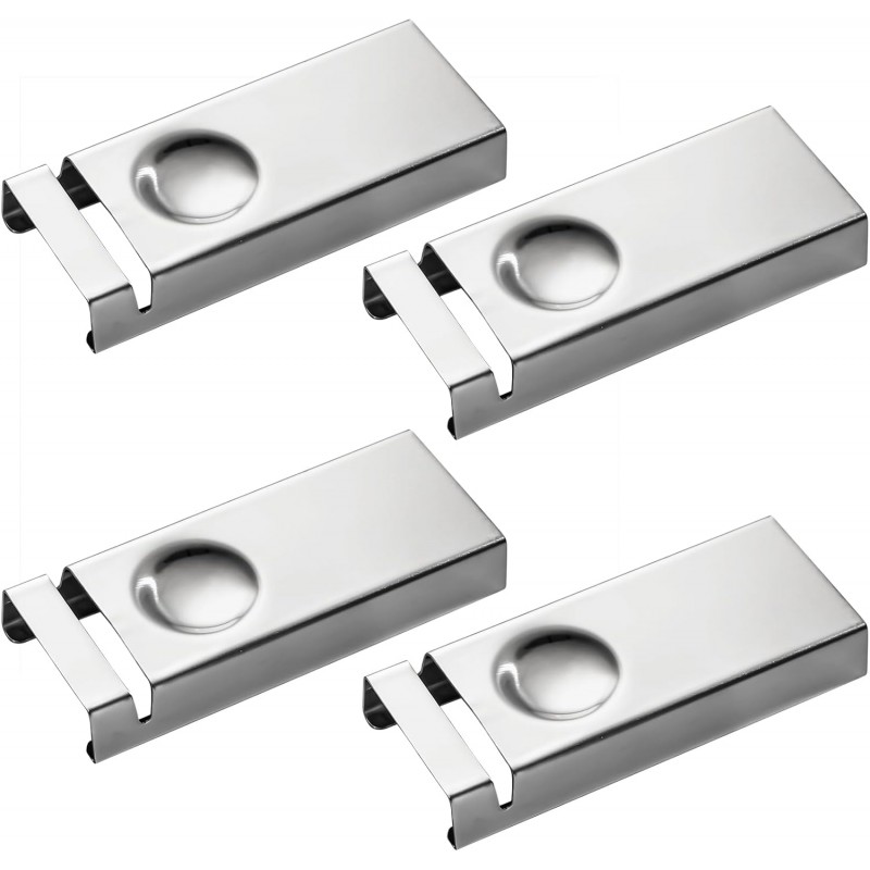 YellRin Knife Spoon Rests Stainless Steel Spoon Fork Knife Rest Rack Flatware Holder Set of 4 for Dining Table Hotel Restaurant