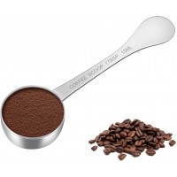 1PCS Coffee Scoop(1TBSP | 3TSP | 15ML), Stainless Steel Measuring Spoon, Food Grade Scooper for Ground Coffee, Bean, Powder, Espresso