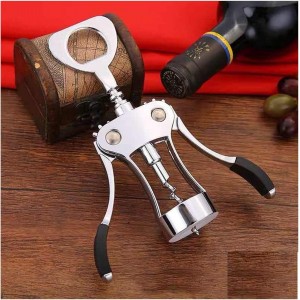 Wing Corkscrew for Red Wine Beer, Wing Corkscrew Stainless Steel Wine and Beer Bottle Opener