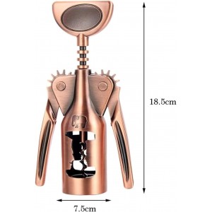 Wing Corkscrew for Red Wine Beer, Multifunctional Wine Beer Wine Corkscrew