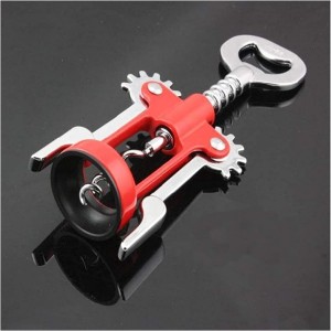Wing Corkscrew for Red Wine Beer, Wine Corkscrew for All Cork Stoppered and Beer Cap Bottles.