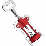 Wing Corkscrew for Red Wine Beer, Wine Corkscrew for All Cork Stoppered and Beer Cap Bottles.