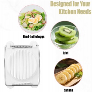 Egg Slicer for Hard Boiled Eggs,Hard Boiled Eggs with Stainless Steel Wire Soft Food Cutting Tool