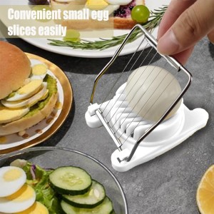 Egg Slicer for Hard Boiled Eggs,Hard Boiled Eggs with Stainless Steel Wire Soft Food Cutting Tool