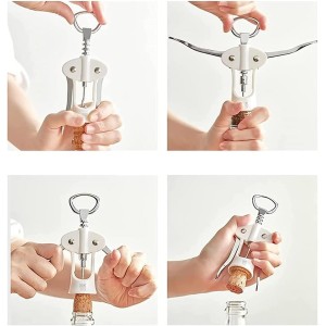 Wing Corkscrew for Red Wine Beer, Duty Metallic Wine Openers