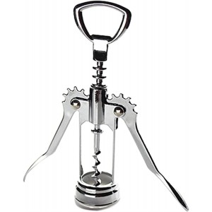 Wing Corkscrew for Red Wine Beer, Wine Corkscrew for All Cork Stoppered and Beer Cap Bottles.
