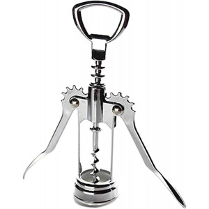 Wing Corkscrew for Red Wine Beer, Wine Corkscrew for All Cork Stoppered and Beer Cap Bottles.