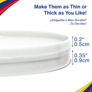 Molde para Arepas with Gift Box – 3 Sizes (5.9