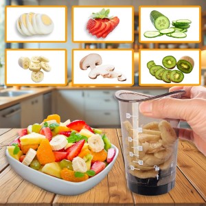 Fruit Slicer Cup | Strawberry Slicer | Grape Cutter | Egg Slicers | Rapid & Safe Slicing Kitchen Gadgets for Easy Food Prep