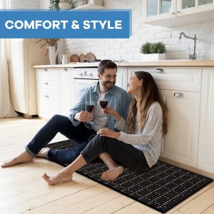 Kitchen Rugs Non Skid Washable Set of 2 PCS, 20