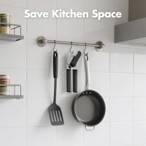 Can Opener Manual, COKORA Can Openers Hand Held with Comfort Anti-Slip Handles, Heavy Duty Stainless Steel Can Opener Smooth Edge and Bottle Openers, Easy Turn Can Openers for Seniors, Kitchen, Black