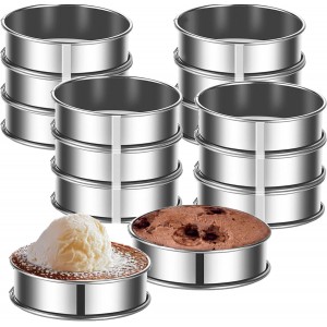 12packs Crumpet Rings 4 Inch English Muf...