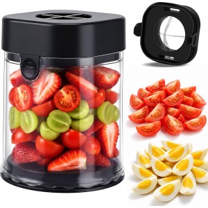 Hendiy Fruit Slicer Cup, Strawberry Slic...