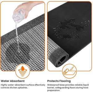 StepRite Kitchen Rugs, Kitchen Mats for Floor, 32