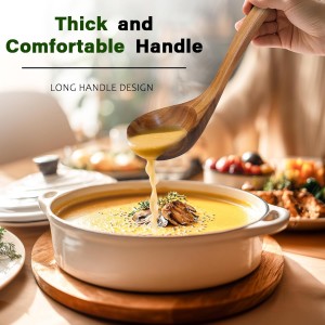 12 Piece Wooden Spoons for Cooking, Natural Teak Wooden Utensils Set, Handmade Wood Kitchen Utensil Set with Holder and Spoon, Durable Nonstick, Comfort Grip Wood Cookware Tool