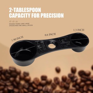 Coffee Measuring Scoop for Ninja Coffee Makers - Dual Sided 1 & 2 Tbsp Replacement Spoon & Accessory, BPA-Free for Ground Coffee & Protein Powder