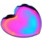 Spoon Holder for Stove, Rainbow Kitchen Accessories Spoon Rest Stainless Steel Heart Rainbow Design Cooking Utensil Holder, Coffee Spoons Rest for Spatula, Ladle, Tongs, Dishwasher Safe