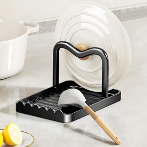 Spoon Rest with Lid Holder, Stainless St...