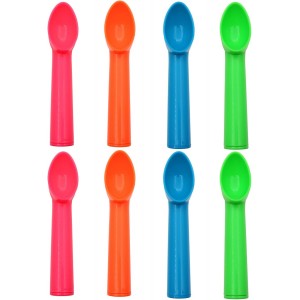 8 Pack Plastic Ice Cream Scoop & Fruit S...