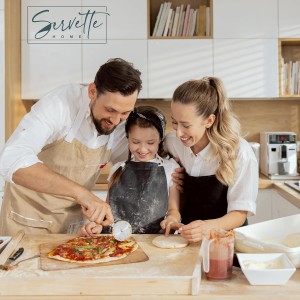 Stainless Steel Pizza Cutter - Slicer for Pizzas, Pockets and More - Pizza Cutter Wheel (Silver)