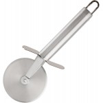 Stainless Steel Pizza Cutter - Slicer for Pizzas, Pockets and More - Pizza Cutter Wheel (Silver)