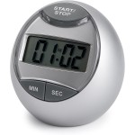 Digital Kitchen Timer Cute Egg Timer with Countdown & Stopwatch, Kitchen Timer Digital for Cooking, Baking & Boiled Eggs, Silver Digital Timer, Kitchen Timers for Cooking & Meal Prep