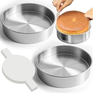 9 Inch Cake Pans Set of 2 with 100 Piece...