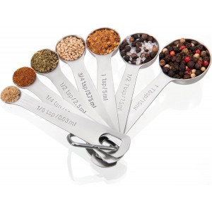 Doosu Measuring Spoons Set of 7-18/8 Sta...