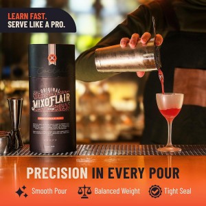 Mixology Bartender Kit with Boston Cocktail Shaker - 9pc Stainless Steel Bar Tool Set - Drink Mixer, Cocktail Accessories, Home Bar Essentials, Martini Barware Set, Men or Women Bartending Gift