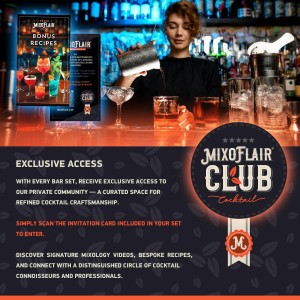 Mixology Bartender Kit with Boston Cocktail Shaker - 9pc Stainless Steel Bar Tool Set - Drink Mixer, Cocktail Accessories, Home Bar Essentials, Martini Barware Set, Men or Women Bartending Gift